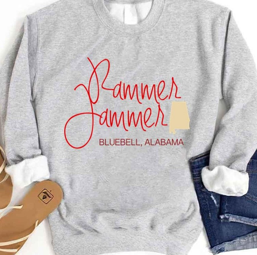 Rammer Jammer Hart Of Dixie Unisex Sweatshirt