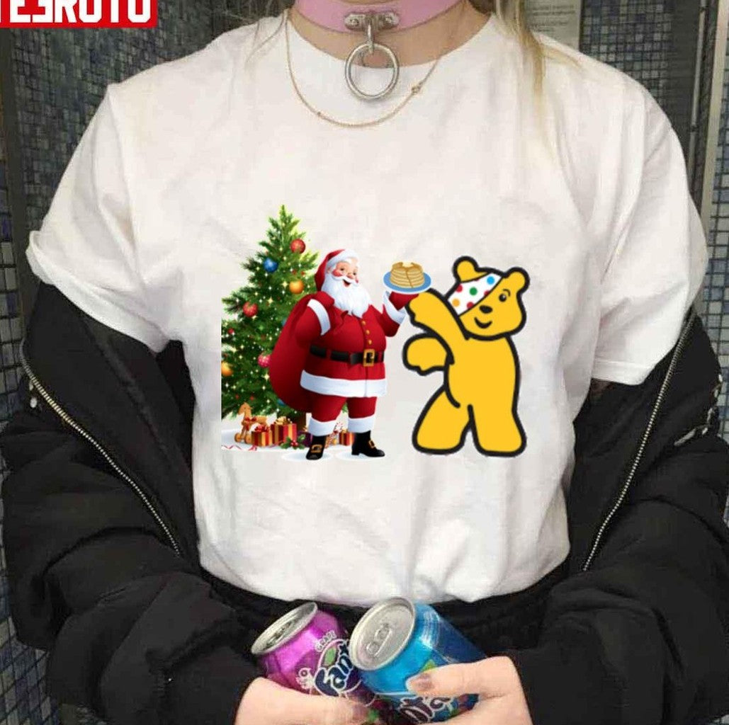 Pudsey Bear In Christmas Unisex Sweatshirt