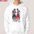 Sebastian Vettel X Lewis Hamilton Iconic Moment Unisex Hoodie
