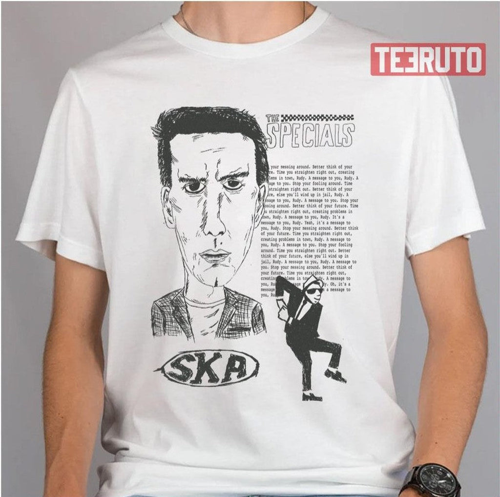 Terry Hall A Message To You Rudy Illustration Unisex T-Shirt