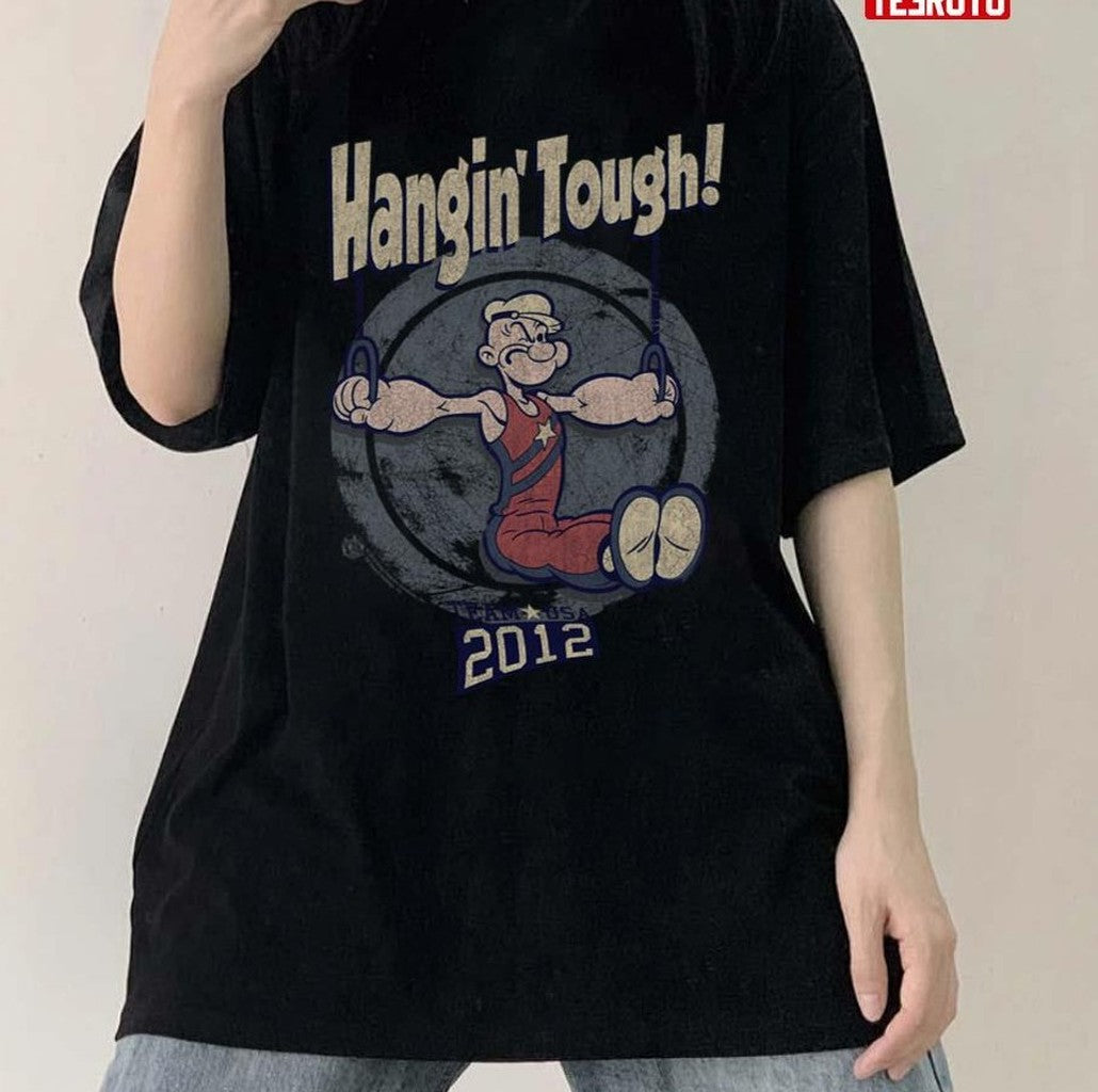 Popeye Hangin Tough Brand A Transparent Popeye The Sailor Unisex Sweatshirt