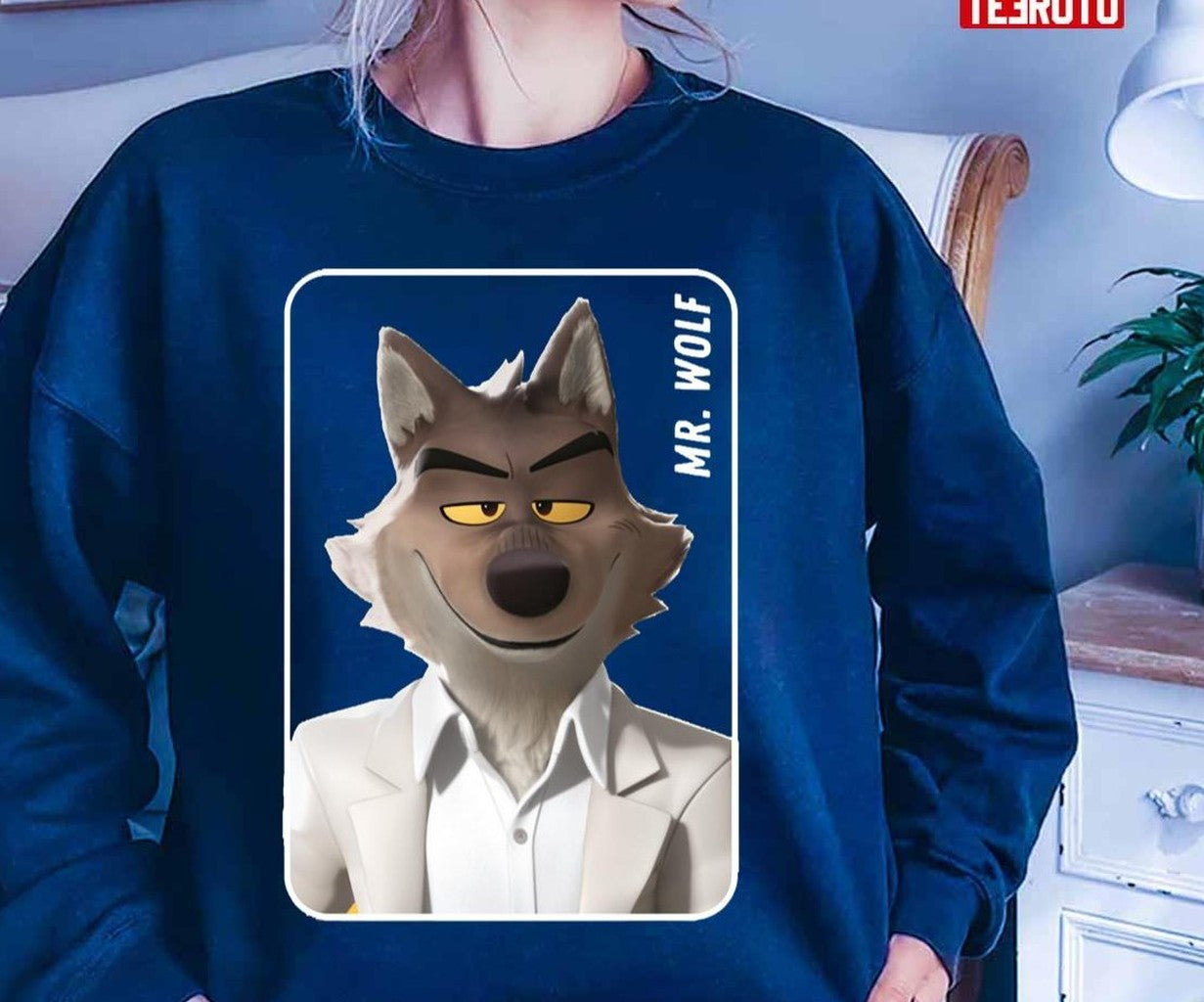 Mr Wolf The Bad Guys 2022 Cartoon Unisex T-Shirt