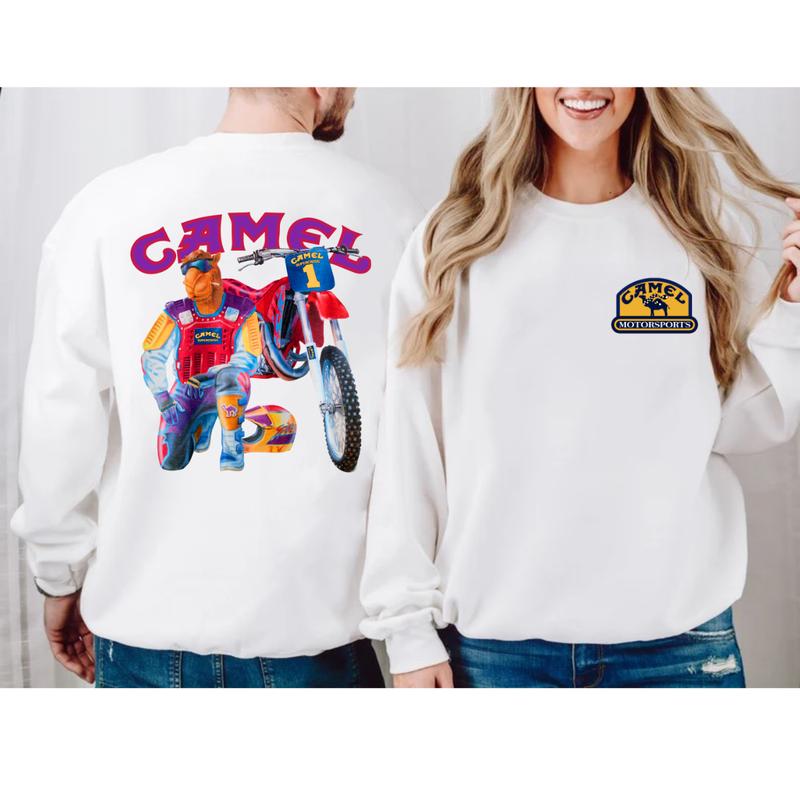 Camel Super Cross Vintage Hoodie & Crewneck, Camel Super Cross Racing 1993 Hoodie &  Sweatshirt, For Men & Women Classic Menswear