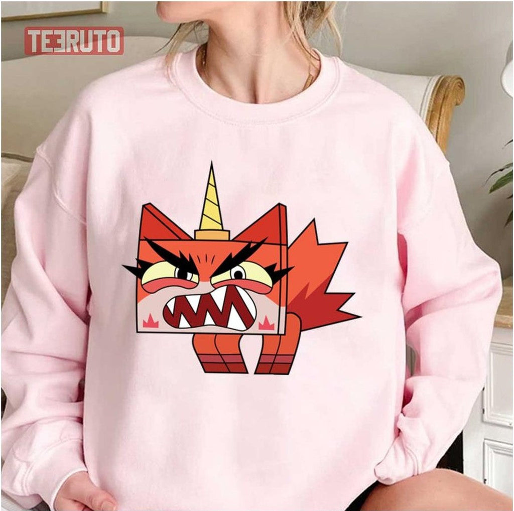 Angry Unikitty Unicorn Cat Unisex T-Shirt
