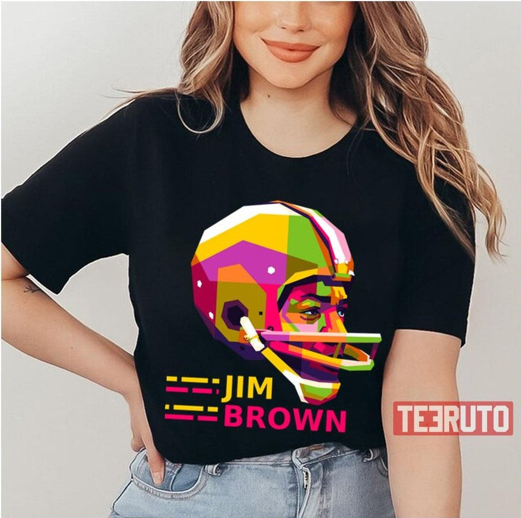 Pop Art Portrait Jim Brown Unisex T-Shirt
