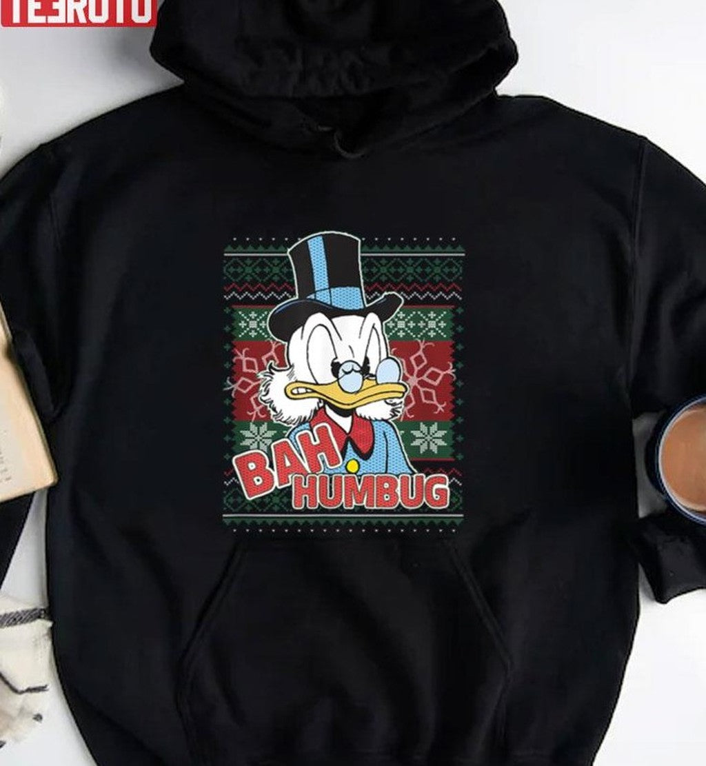 Scrooge Mcduck Bah Hunbug Christmas Duck Unisex Sweatshirt