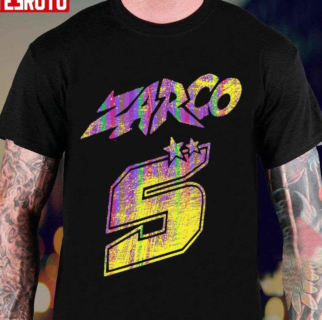 Neon Distressed Design Johann Zarco Unisex Hoodie