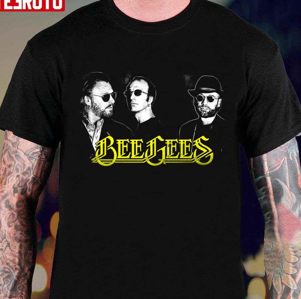 Artistic Retro Bee Gees Band Unisex T-Shirt