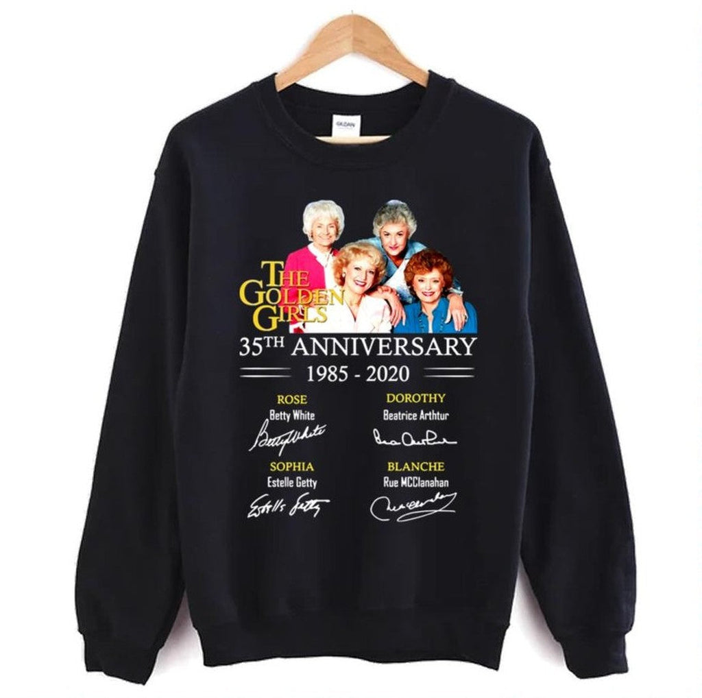 Pink Rose Bea Arthur Cool Golden Girls Signatures Unisex Sweatshirt