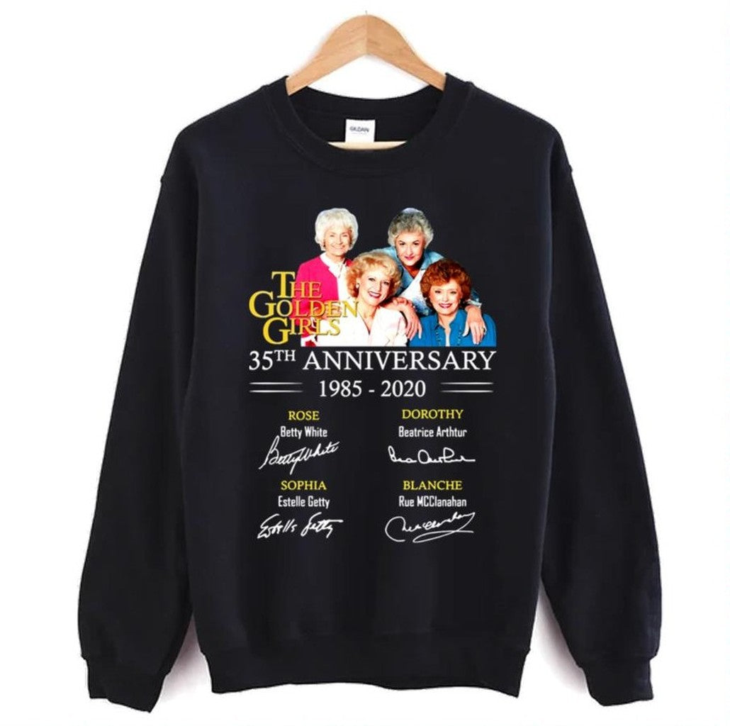 Pink Rose Bea Arthur Cool Golden Girls Signatures Unisex Sweatshirt