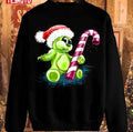 Bear Gummy And Candy Cane Christmas Unisex Sweatshirt