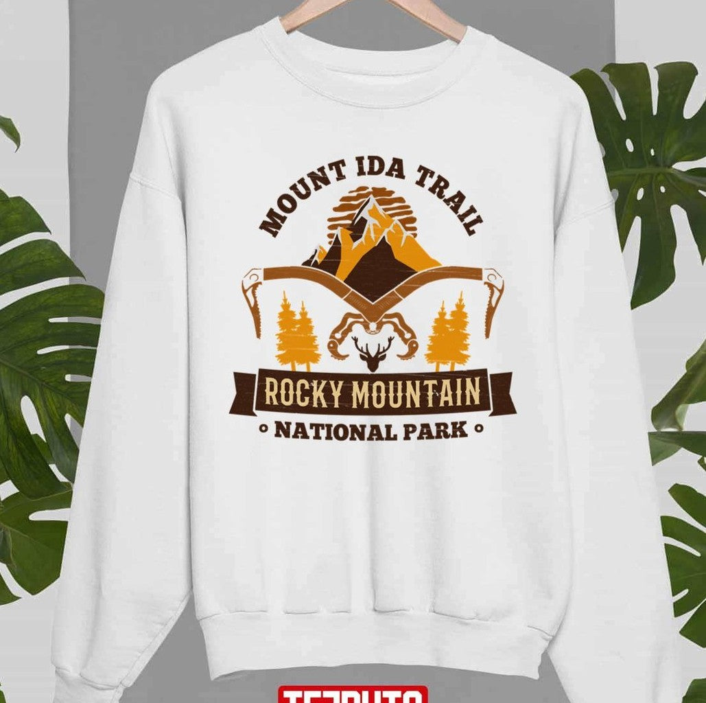 Mount Ida Trail Rocky Mountain National Park Camping And Hiking Unisex Hoodie