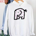 The Cute Friend Spotted Elephant Unisex Hoodie