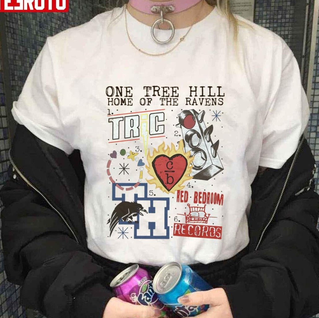 One Tree Hill Home Of The Ravens Vintage Retro Unisex T-Shirt