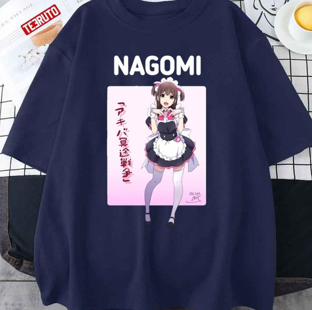 Pink Art Nagomi Wahira Akiba Maid War Unisex Sweatshirt