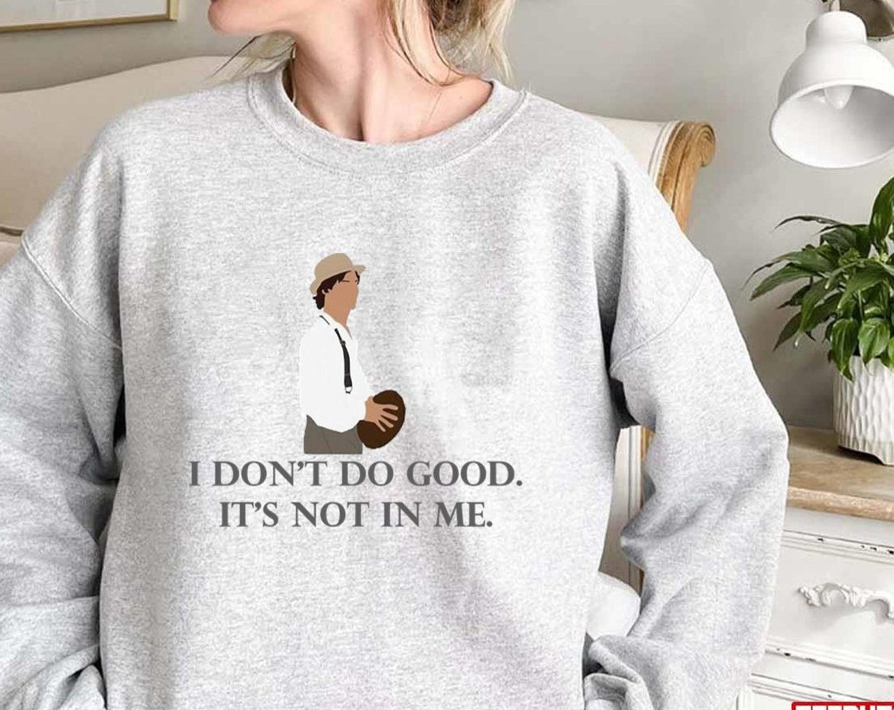 Quote I Don't Do Good Damon Salvatore The Vampire Diaries Unisex Sweatshirt