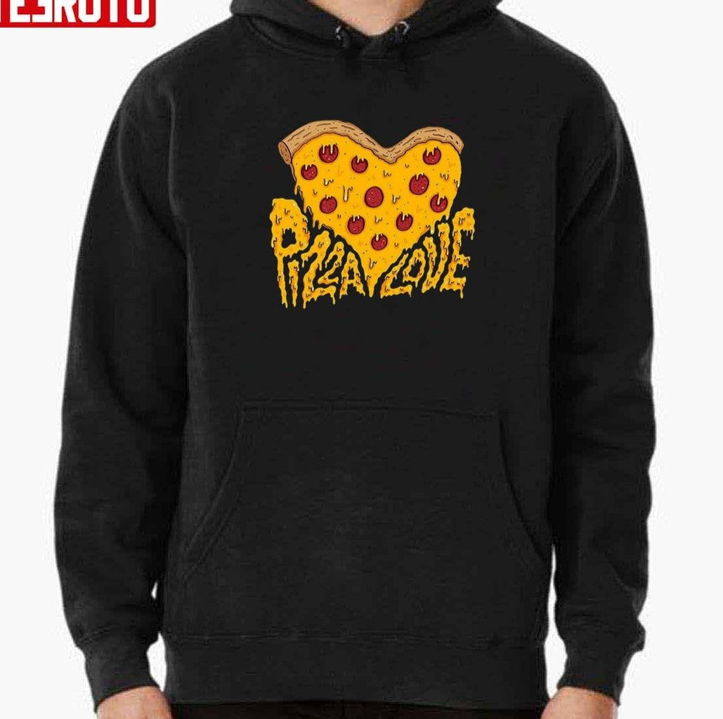 Pizza Is My Valentine Heart Unisex T-Shirt