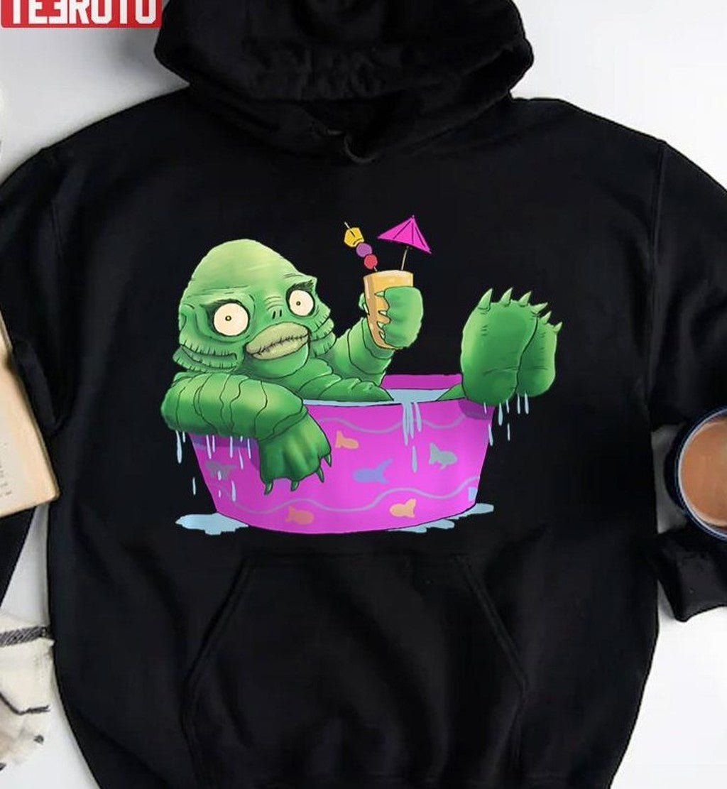 Monster Party Lagoon Creature Halloween Unisex Sweatshirt