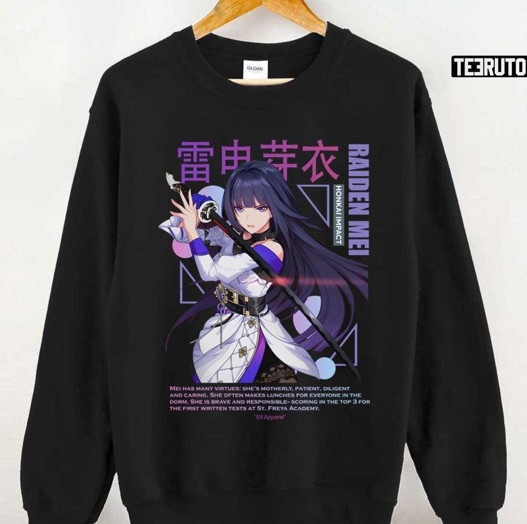 Raiden Mei Apho After Honkai Impact Introduction Unisex T-Shirt