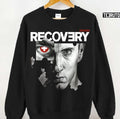 8 Mile Recovery Eminem Black Portrait Unisex Sweatshirt