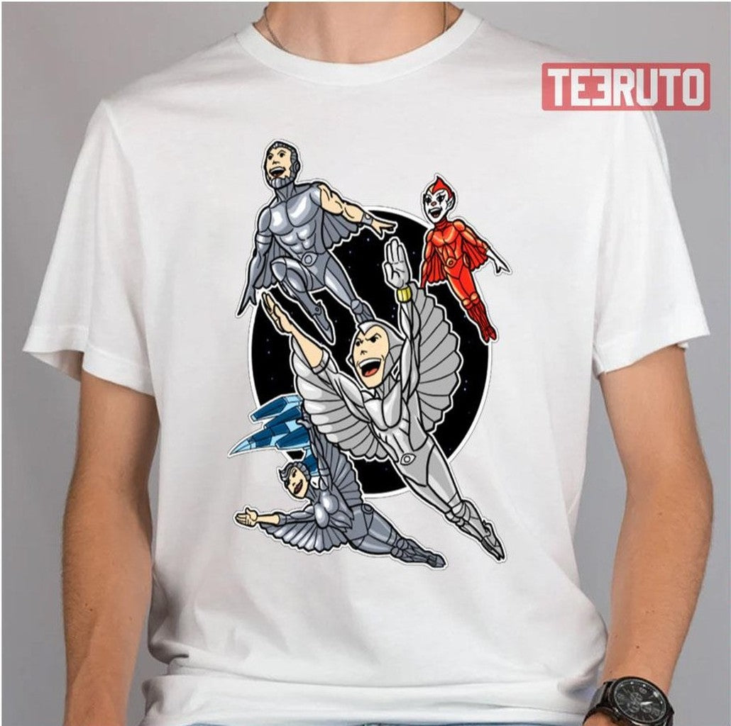 Silverhawks Funny Hero Cartoon Unisex T-Shirt