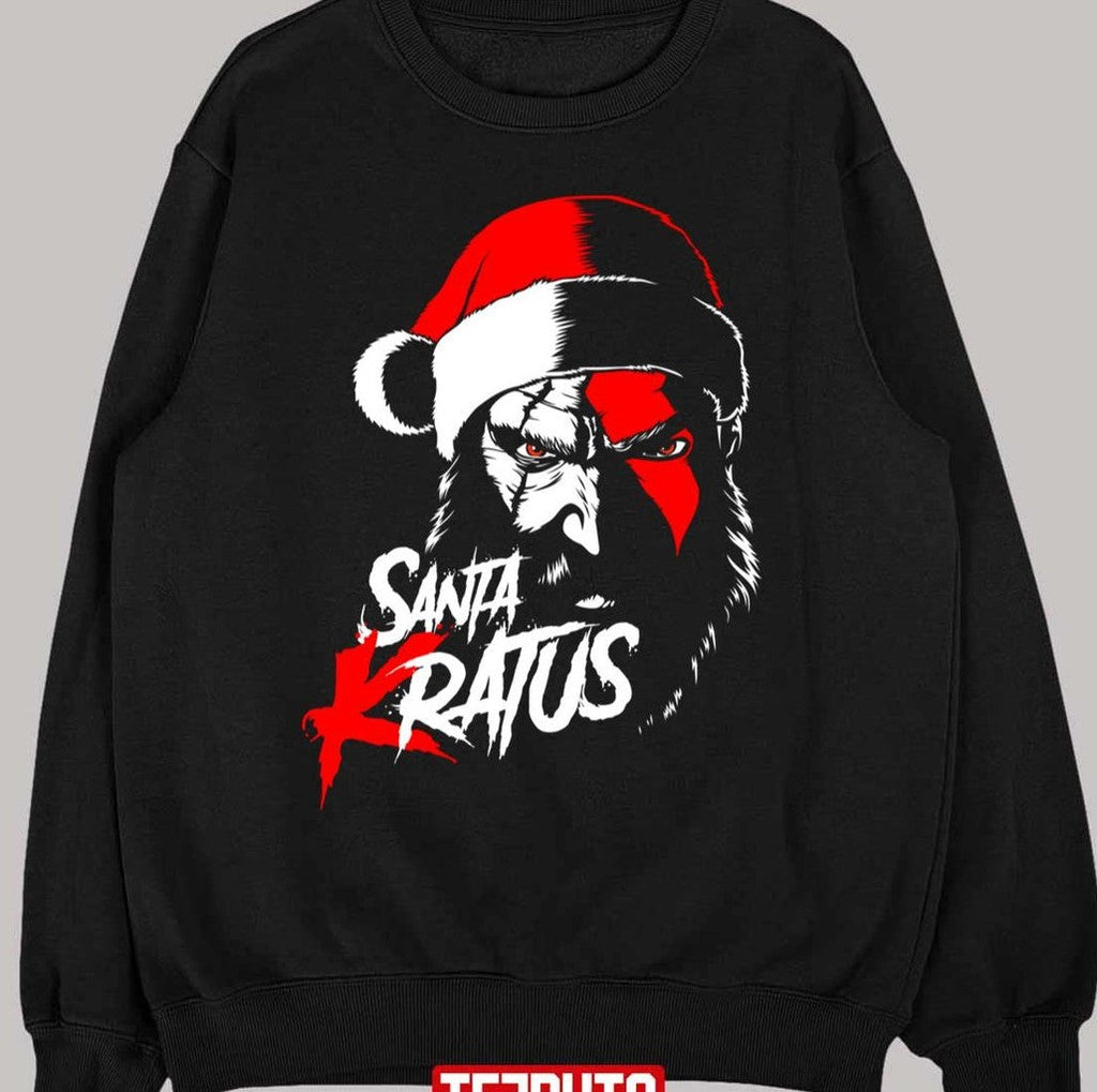 Santa Kratus God Of War Christmas Kratos Unisex T-Shirt