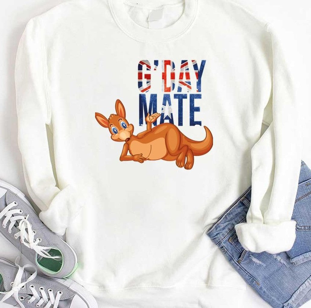 Australia G'day Mate Funny Kangaroo Unisex T-Shirt