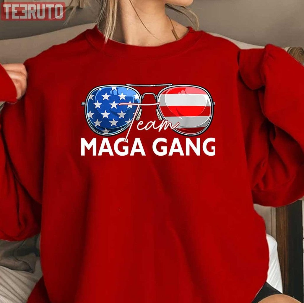 Pro Trump Patriot Team Maga Gang Unisex Sweatshirt