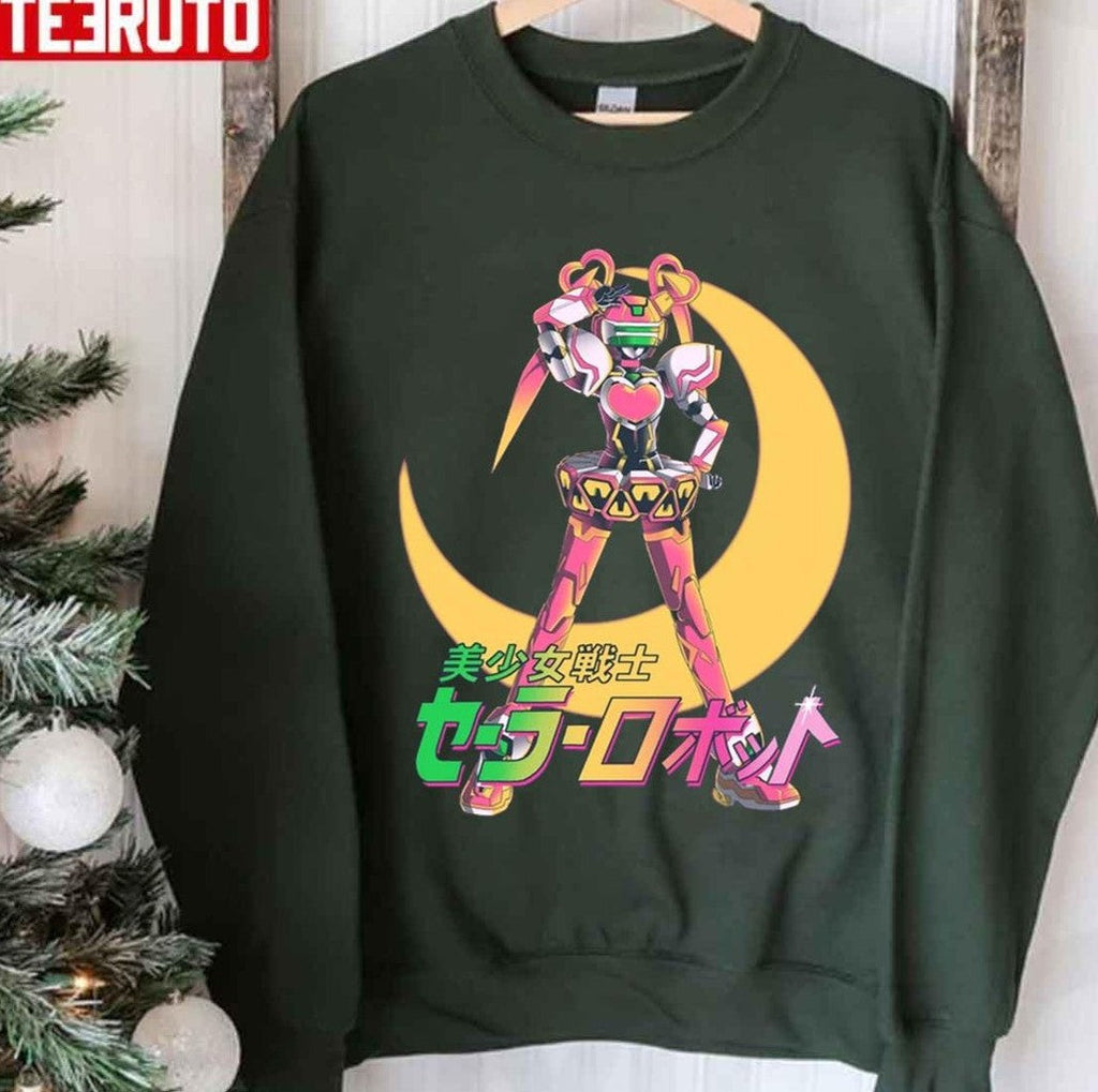 Sailor Robo Sailor Moon Yellow Môn Art Unisex Sweatshirt