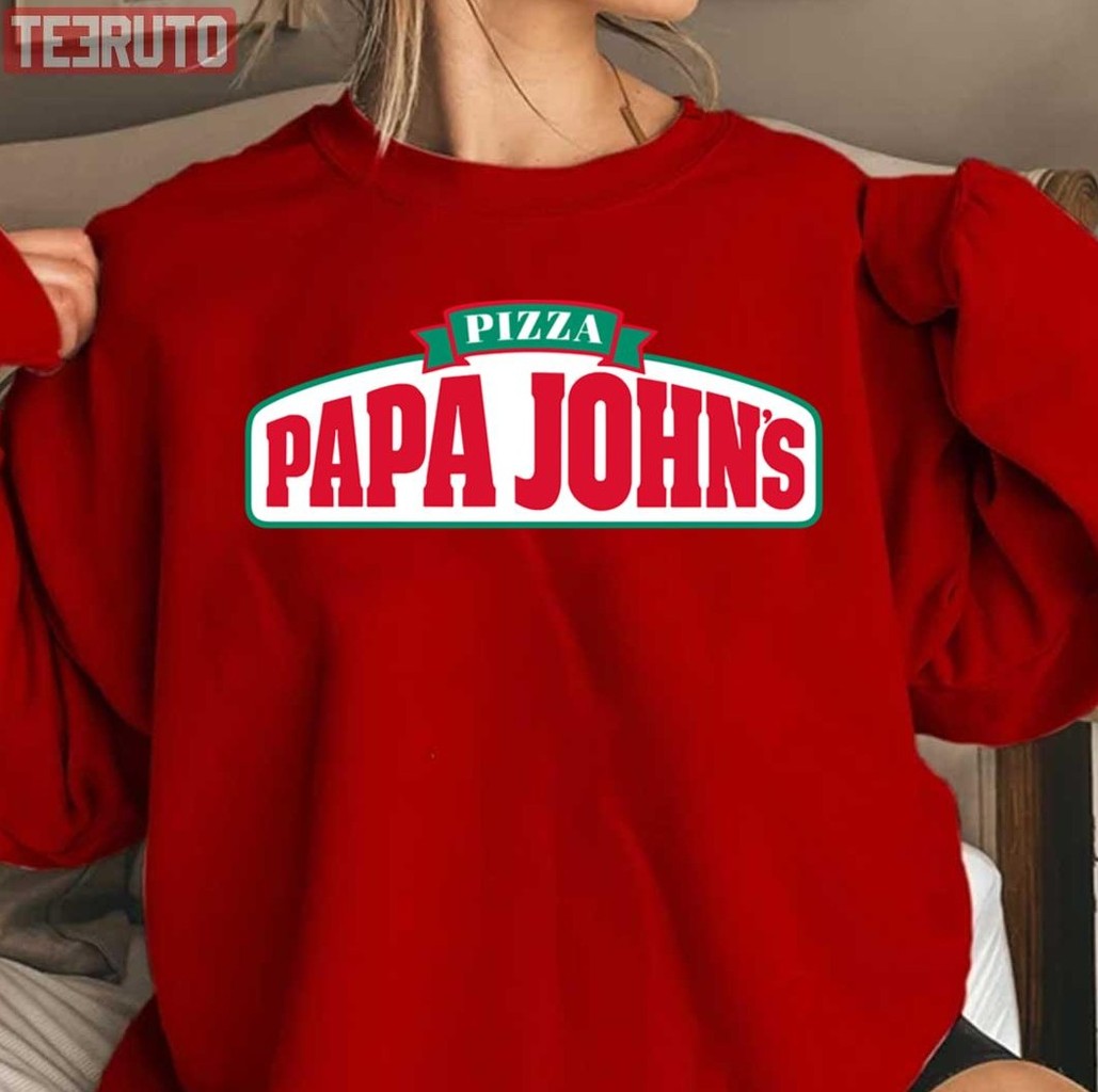 Papa Johns Logo Design Unisex Sweatshirt