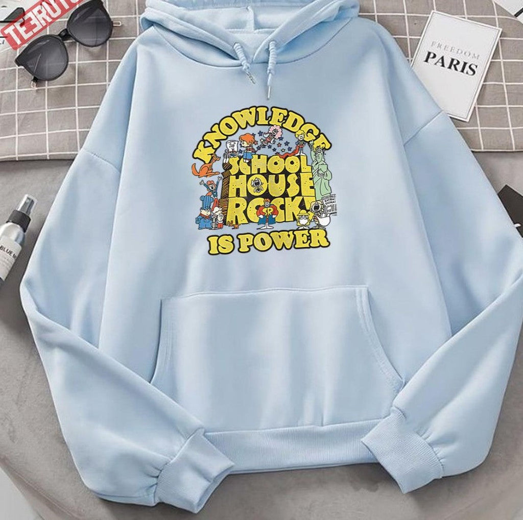 Schoolhouse Rock Knowledge Is Power Unisex Hoodie