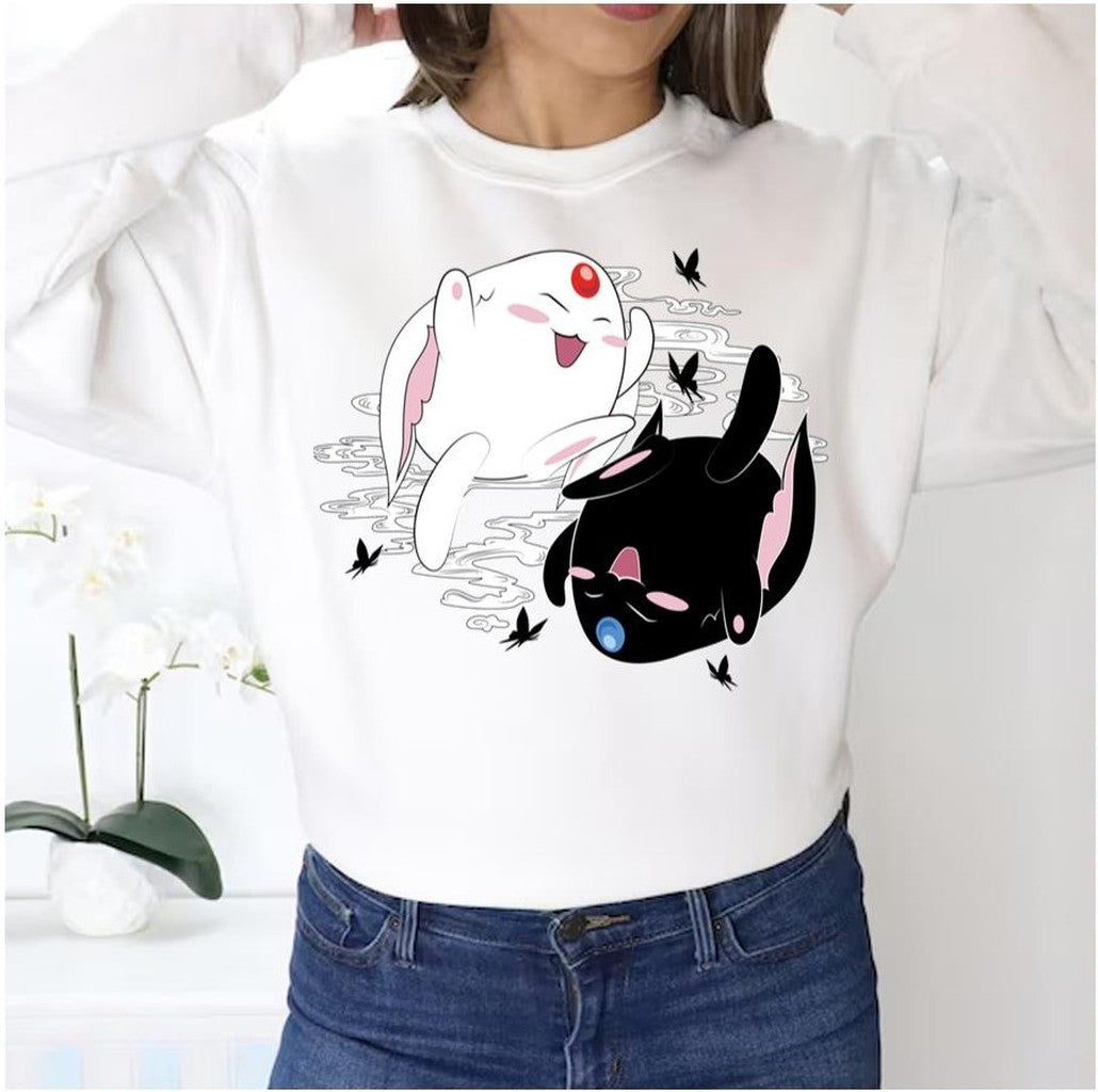 Mokona Madoki Yin Yang Xxxholic Clamp Unisex Sweatshirt