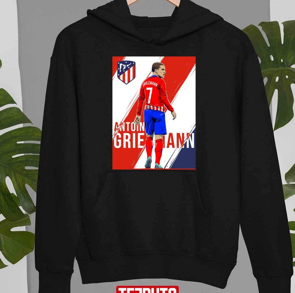 Number 7 Illustration Griezmann Paint Football Unisex T-Shirt
