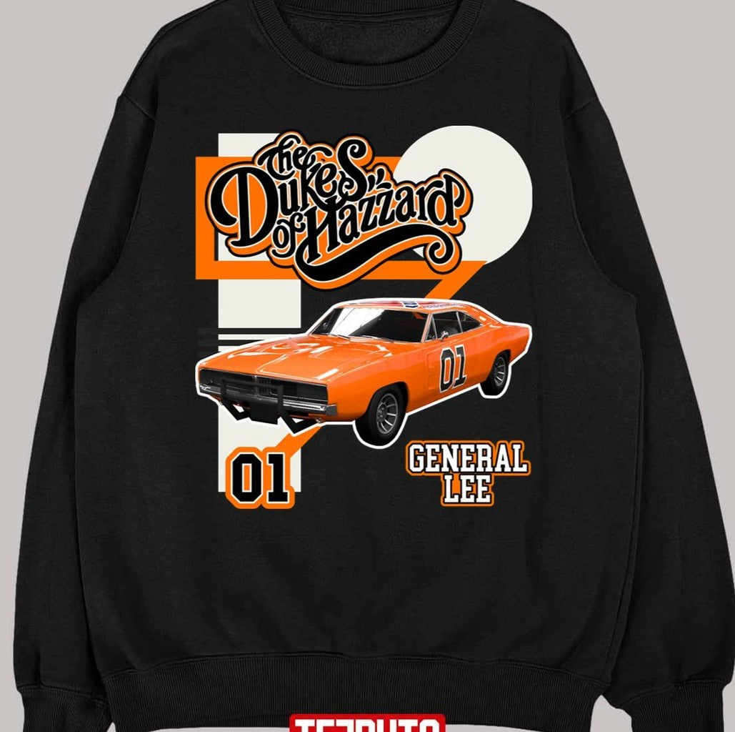 Retro Style General Lee Hazzard Racing Design Dukes Of Hazzard Unisex T-Shirt