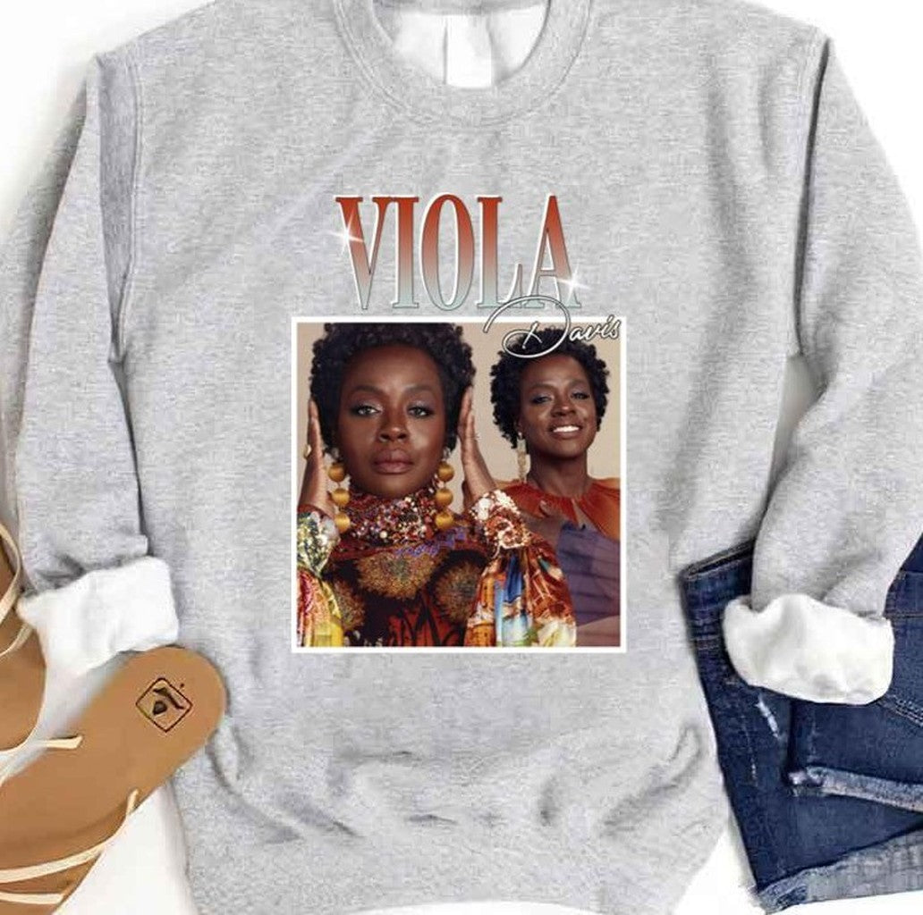 The Great Actress Viola Davis Unisex Sweatshirt