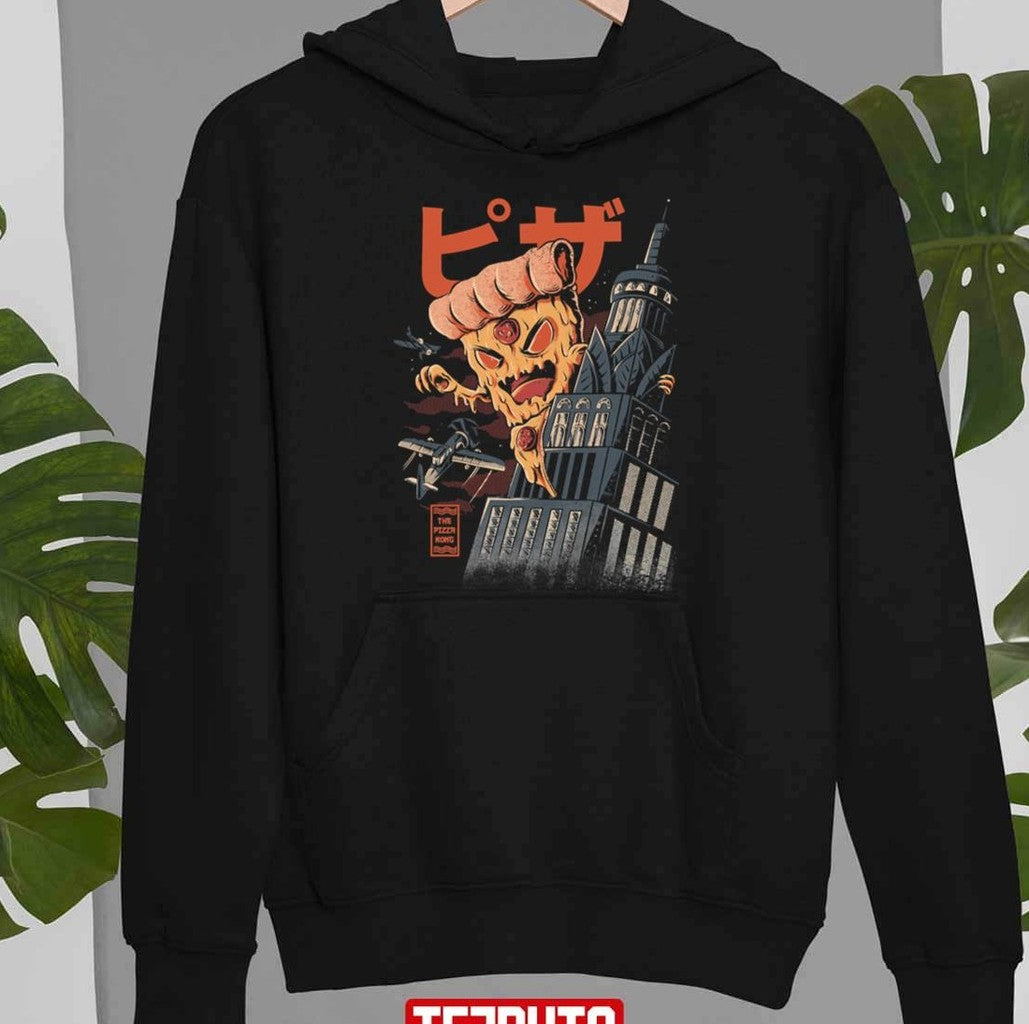 Pizza Kong Funny Japanese Art Unisex T-Shirt