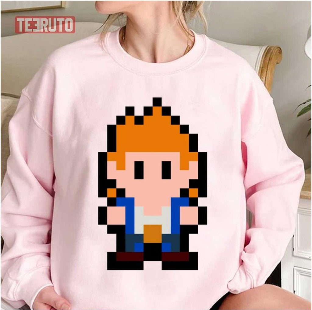 Pixel Billy Lee From Double Dragon Unisex Sweatshirt