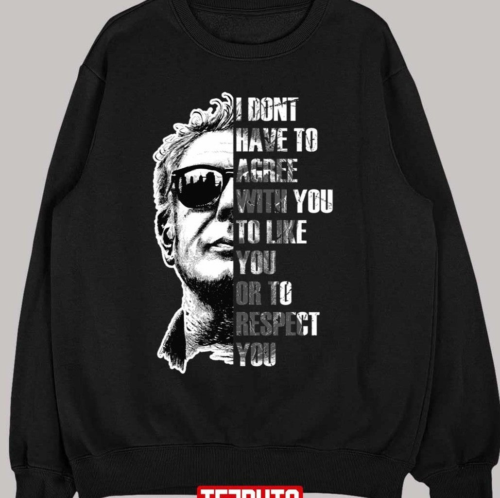 Anthony Bourdain Bw Bourdain Unisex T-Shirt