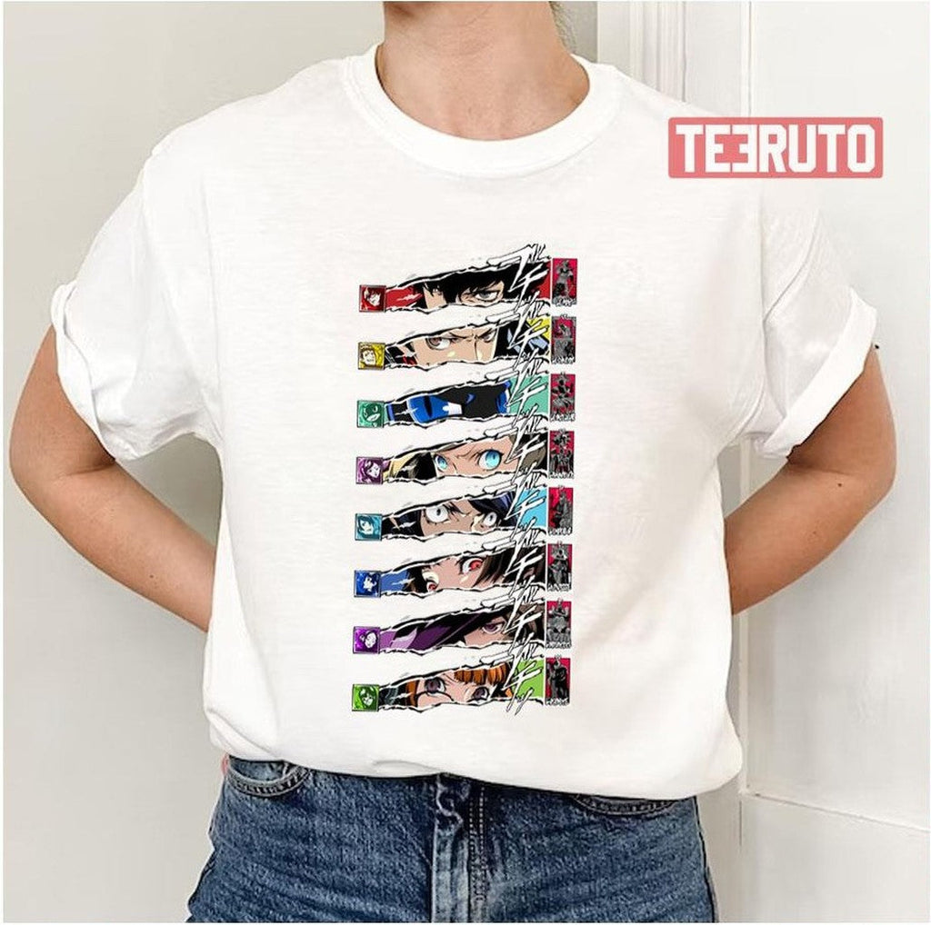 Persona 5 Royal Phantom Thieves Cutins And Arcanas Unisex T-Shirt
