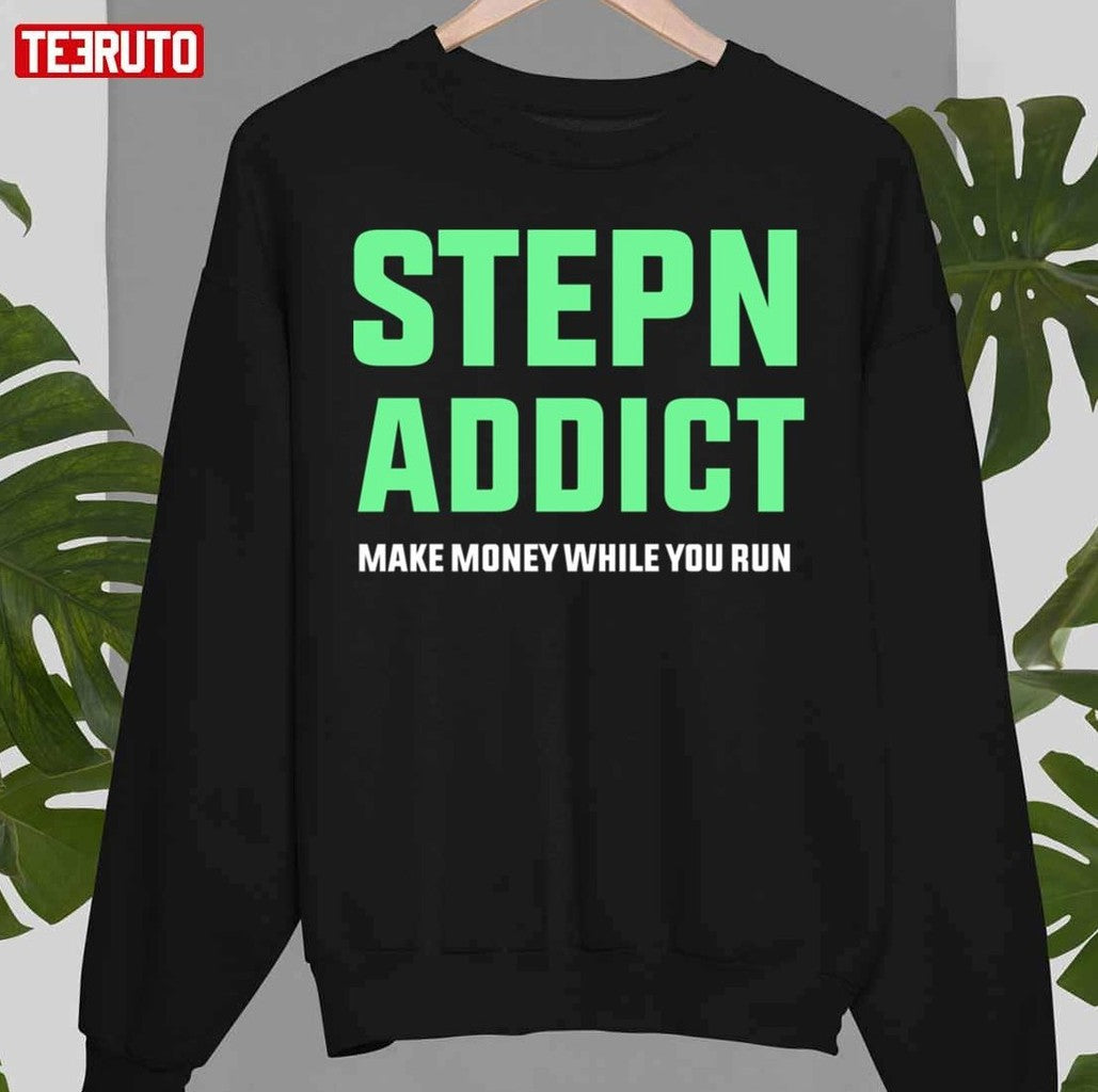 Stepn Gmt Green Metaverse Token Crypto Make Money While You Run Unisex T-Shirt