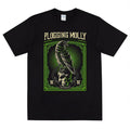 Black Crow And Skull Green Background Flogging Molly Unisex T-Shirt