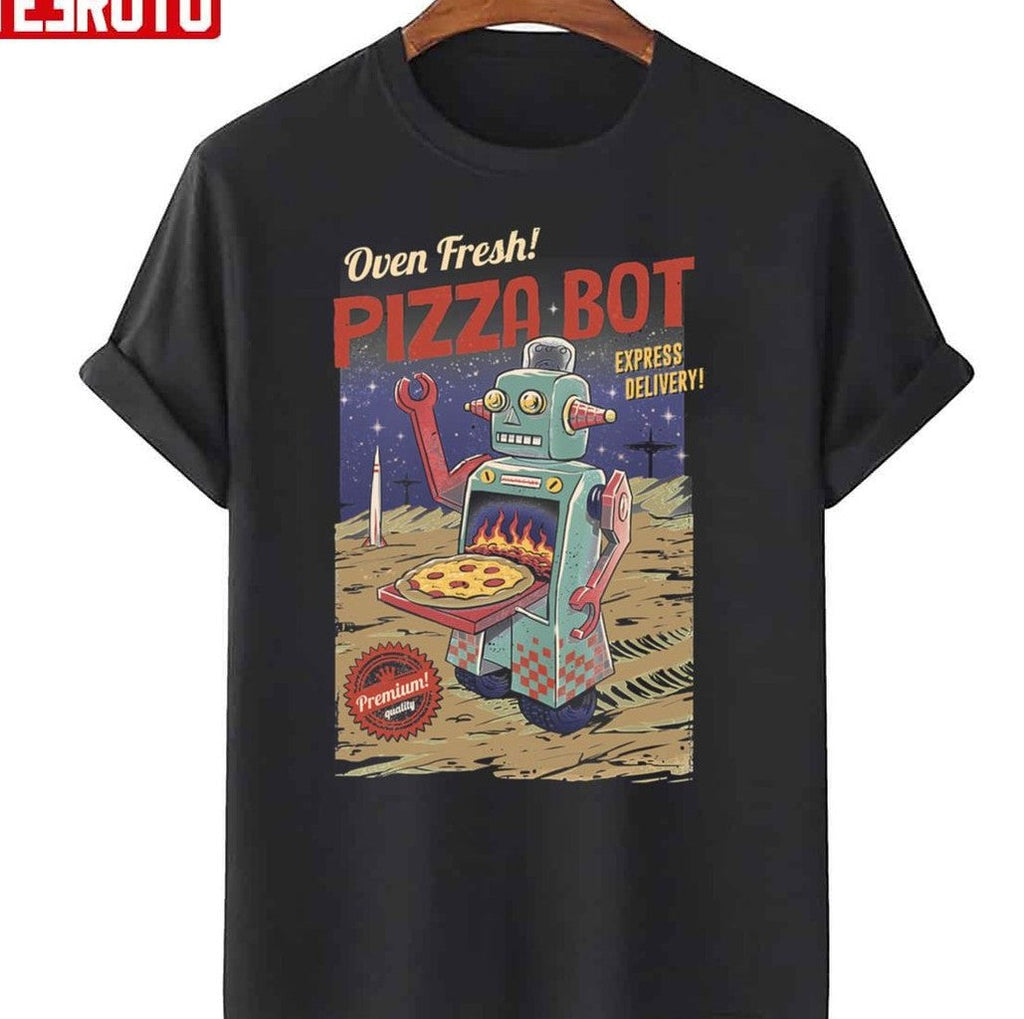 Pizza Bot Unisex T-Shirt