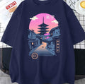 Pagoda Japanese Wave Aesthetics Unisex T-Shirt