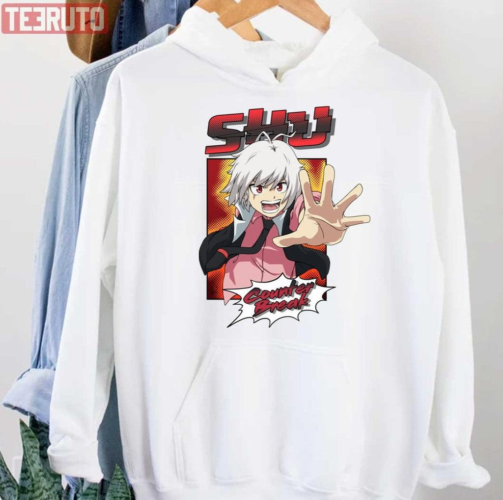 Attacking Beyblade Burst Shu Kurenai Unisex Hoodie