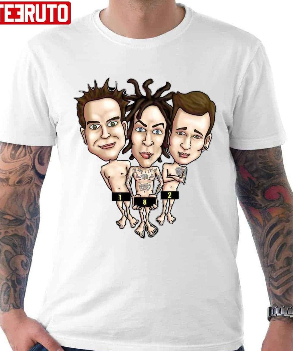 Naked Blink 182 Fanart Unisex T-shirt