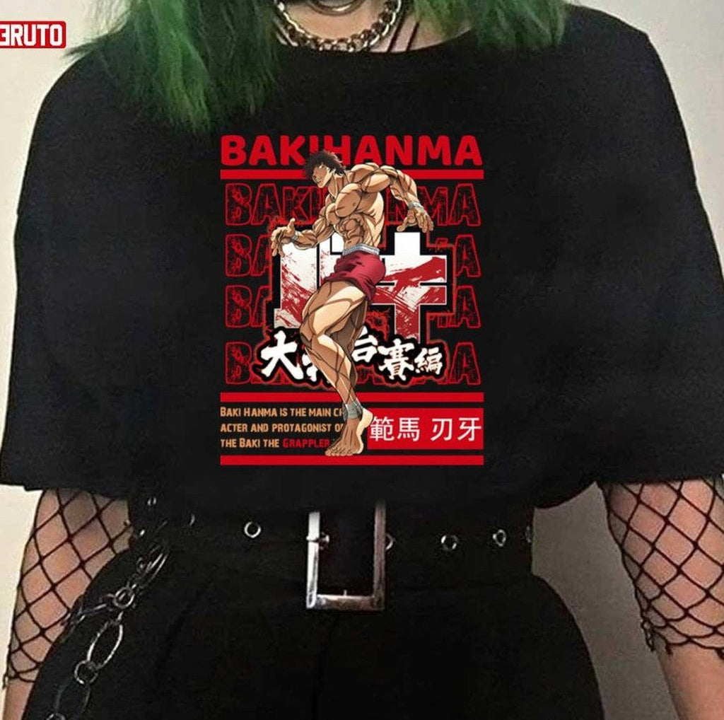 Baki Hanma The Grappler Profile Artwork Unisex T-Shirt