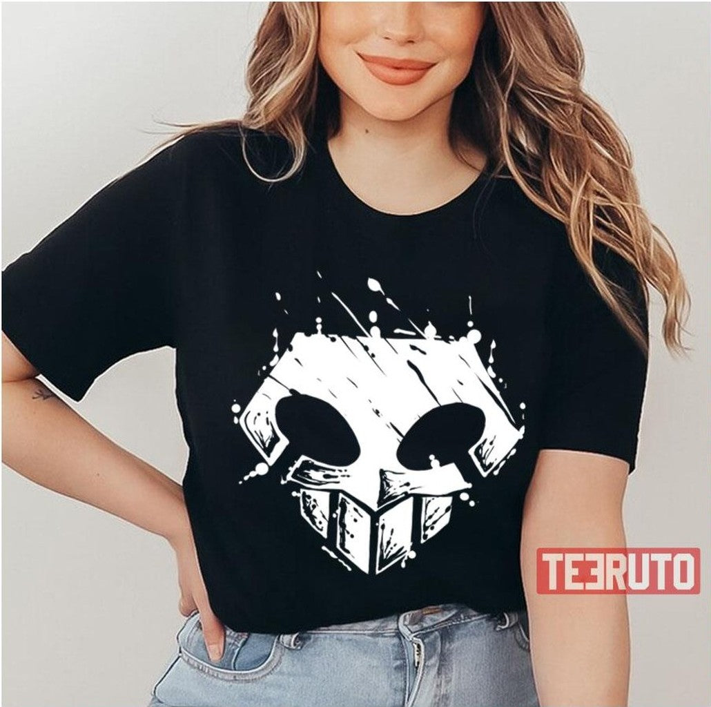 Shinigami Sign White Skull Bleach Anime Unisex T-Shirt