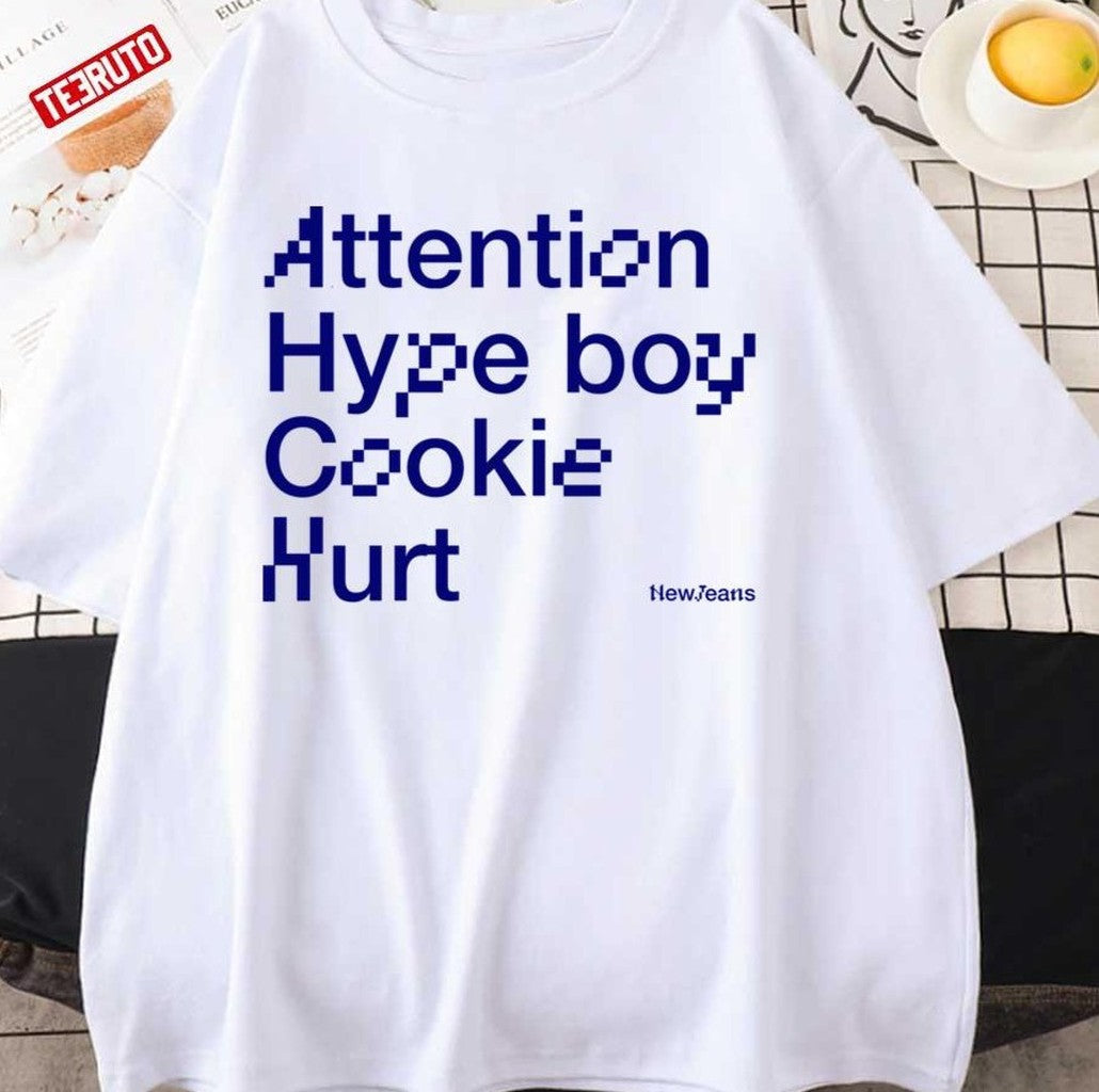 Attention Hype Boy Cookie Hurt Newjeans First Ep Singles Unisex Hoodie