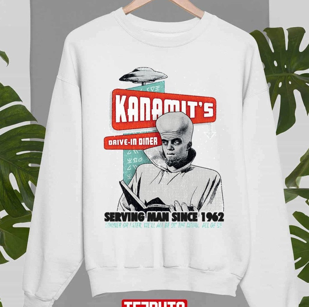 The Another Twilight Zone Movie Big Eye Science Fiction Kanamits Diner Black Halloween Unisex Sweatshirt