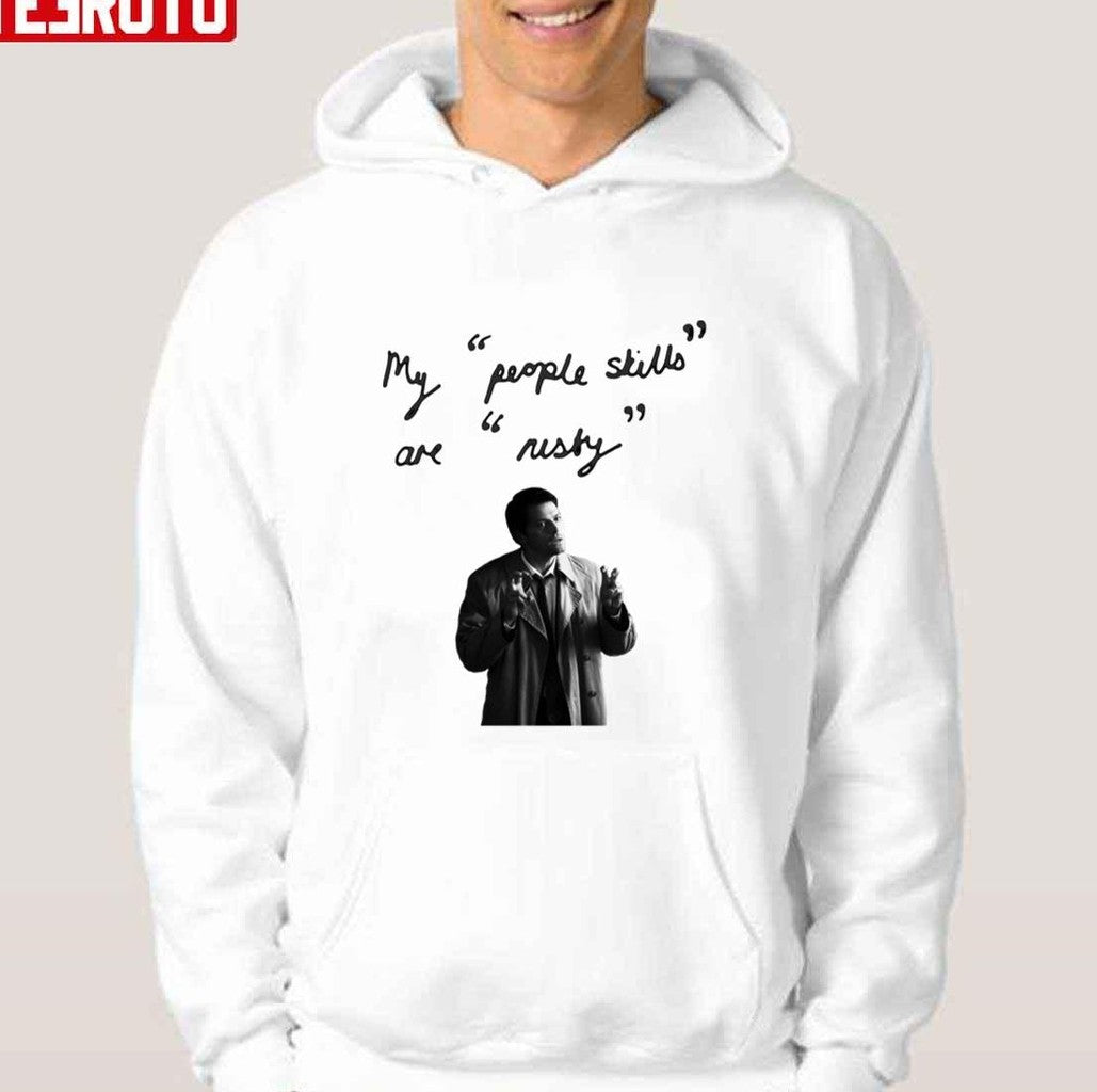 My People Skills Are Rusty Jensen Ackles Unisex Hoodie